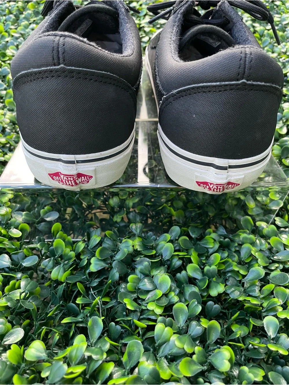 Vans Charcoal and White Casual Shoes size mens 8.5 women’s 10